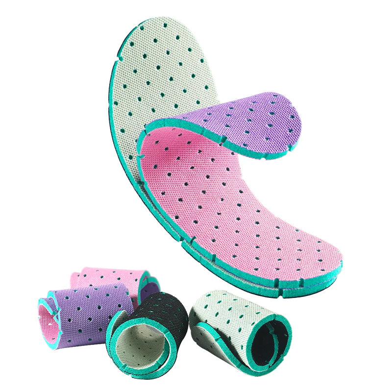 Children's Sports Insoles for Boys Girls Babies Children Sweat Absorption Odor Prevention Comfortable Breathability in Summer