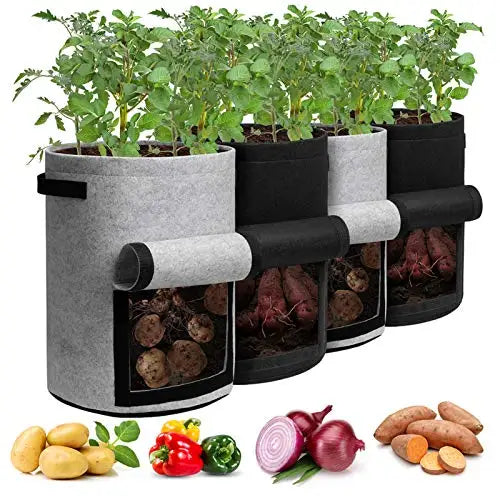 Nonwoven Garden Felt Potato Growing Bag for Plant Growth
