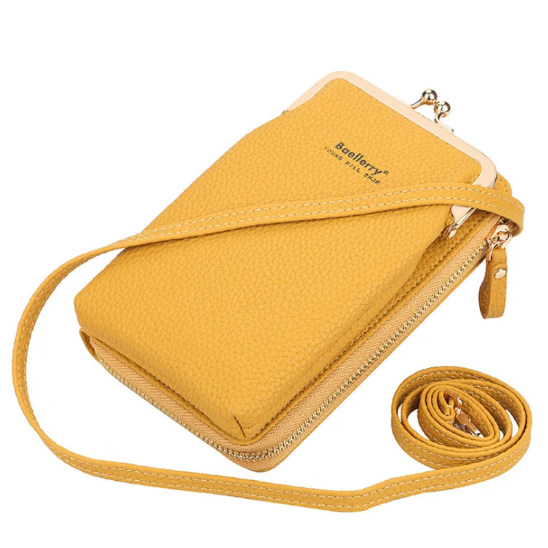 2026 Latest Girls Crossbody Elegant Ladies Phone Bag Korean Design Small Shoulder Bag for Women Phone Bag Coin Wallet