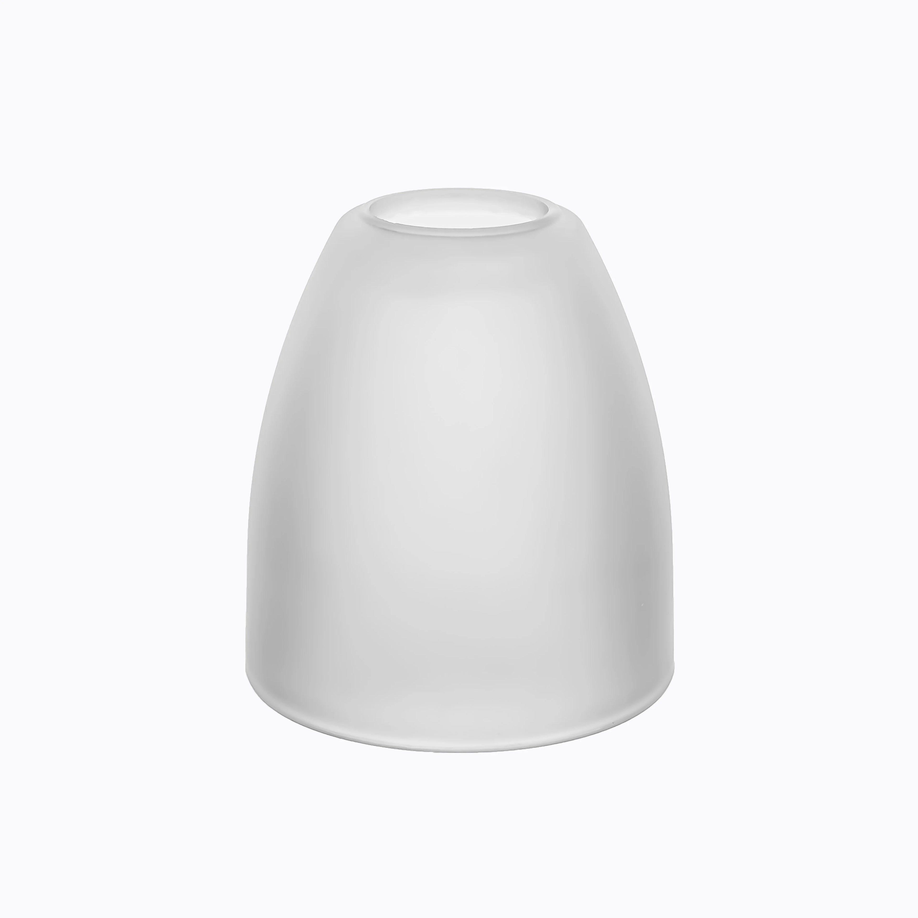 Factory Hand-blown Bell-shaped Frosted Glass Lampshade Glass Pendant Light for Study Dining Room Bar and Exhibition Hall