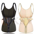 Wholesale in Stock 2 Layers Hook and Zipper Neoprene Waist Trainer Belt Customize Logo Sauna Waist Trainer