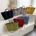 Larger Capacity Canvas Tote Bag Large Capacity Korean Casual Shoulder Bag Women Shopping Handbag
