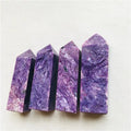 Natural Purple  Charoite Stone Tower Polished Charoite  Point Crystal Point Tower