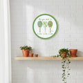 Factory Wholesale Custom Made Vintage Tin Plaque European Style Round 30cm 0.3mm Thick UV Printed Metal Wall Decor Holiday Gift