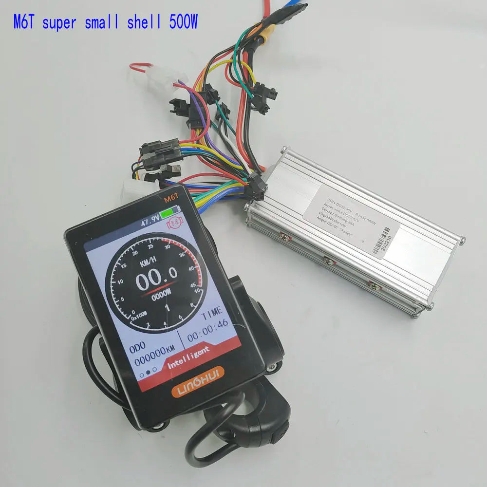 Electric Bicycle ACCESSARY Scooter DIY PART Vertical LCD Display M6T Instrument+ SWITCH+BLDC Controller 9mosfet 36v48v60v500W