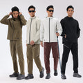 Sportswear Men Tracksuit Fitness Jacket and Sweatpants Quick Dry Two Piece Gym Set for Man