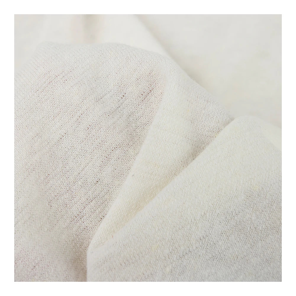 22013-Professional Supplier's High Quality Supersoft Organic Hemp Cotton Single Face Knit Jersey Fabric Eco-Friendly for Baby