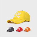 Personalized Yellow Customize Designer Embroidered Logo Oxford Common Fabric Sports Baseball Hats