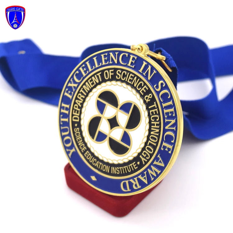 Customized Philippines Youth Excellence in Science Award Medal Brass Medal Finisher Medal for Science and Technology Competition