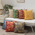 Amity Luxury Polyester Pillowcase Dutch Velvet Bronzing Gold Printing Cushion Covers Decorative Home
