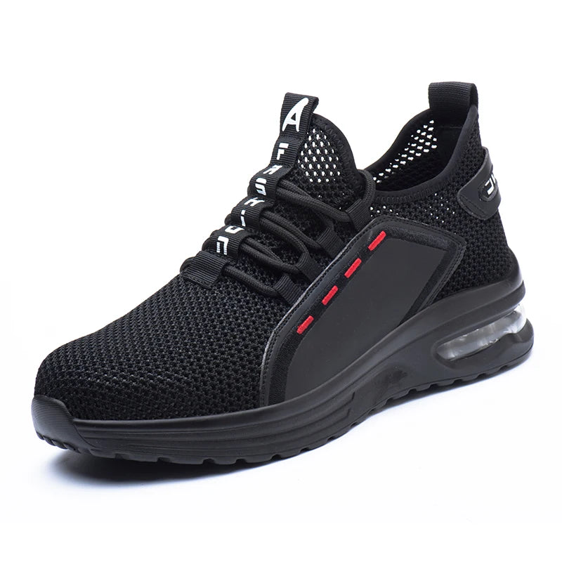 European Standard Anti - Smash Steel Toes Puncture Proof Sole Men Work Safety Shoes