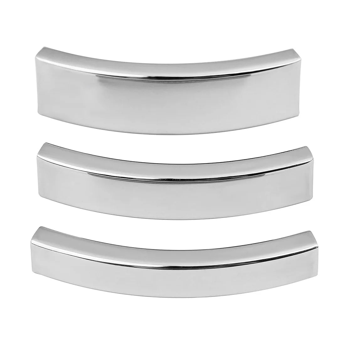Hollow Bend Elbow Pipe Accessories Connectors Stainless Steel Silicone Bracelets Findings for Making Bracelets