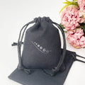 Custom logo Printed Double Sided Velvet Jewelry Drawstring Bag Microfiber Ring Earrings Necklace Velvet Drawstring Bag Pouch