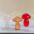 Mushroom Aromatherapy Bottle Home Water Flower Arrangement Creative Decoration Simple Glass Vase Nordic Desktop Ornaments