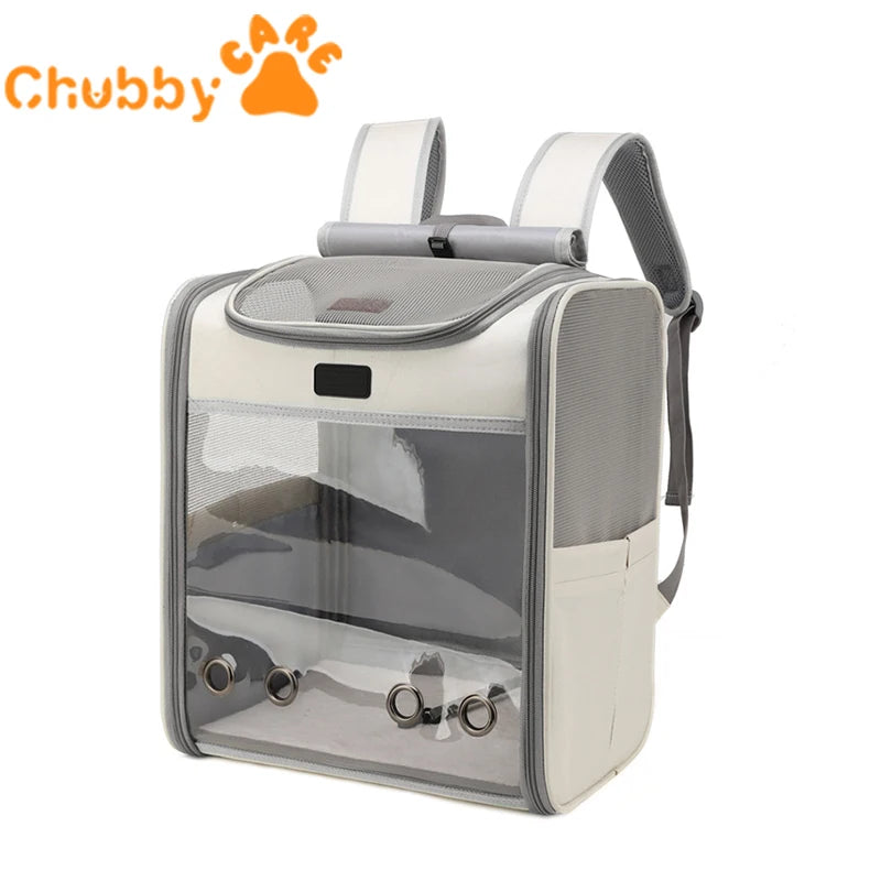 Foldable Convenient Customized Color Pet Carrier Bag Cat Backpack Carrier Outdoor and Shoulders Breathable Pet Backpack