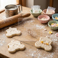 Princess Carriage Cookie Cutter and Acrylic Embosser Set Plastic Fondant Stamp for Royal Birthday Parties Cake Decorating