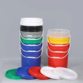 20L Custom Color OEM ODM Plastic Bucket  Heavy Duty Round Plastic Bucket PP Food Grade Custom Logo Printed With Lids