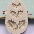Hot Sale Christmas Holly Leaf Silicone Mold Cake Silicone Mold Liquid Silicone Bakery Tools Cake Tools