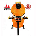 KIMSTONE 13 Inch Mini Kamado Ceramic Bbq Grill Smoker Wholesale Barbeque Ceramique Outdoor Camping Charcoal Kamado