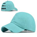 New Ponytail Hat Washed Cloth Style Female Summer Spring Autumn Retro Fashion Baseball Cap