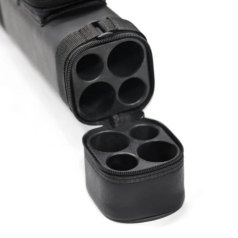 Black Color Billiards 2B2S Hard Pool Cue Bag- Billiard Stick Carrying Case MegaBDM