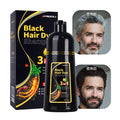 Oem Beauty Product Hot Black Wash White Ammonia Free Fast Cover Gray Hair 3 in 1 Color Herbal Black Hair Dye Shampoo MegaBDM