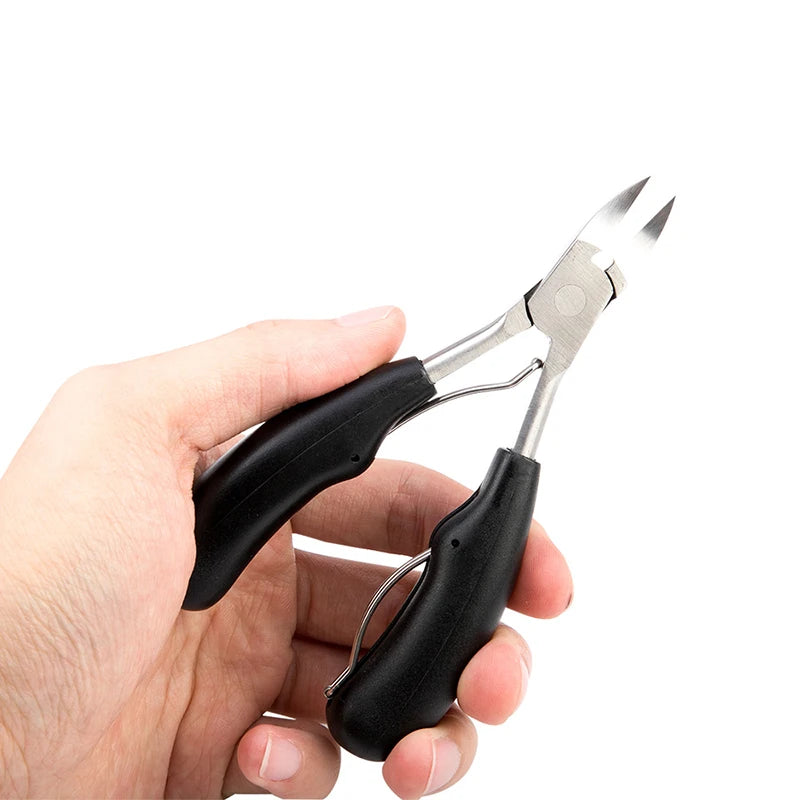 Stainless Steel Nail Clipper Ingrown Pedicure Trimmer Toenail Cuticle Scissor Cutter Thick Manicure Correction Nippers Tools