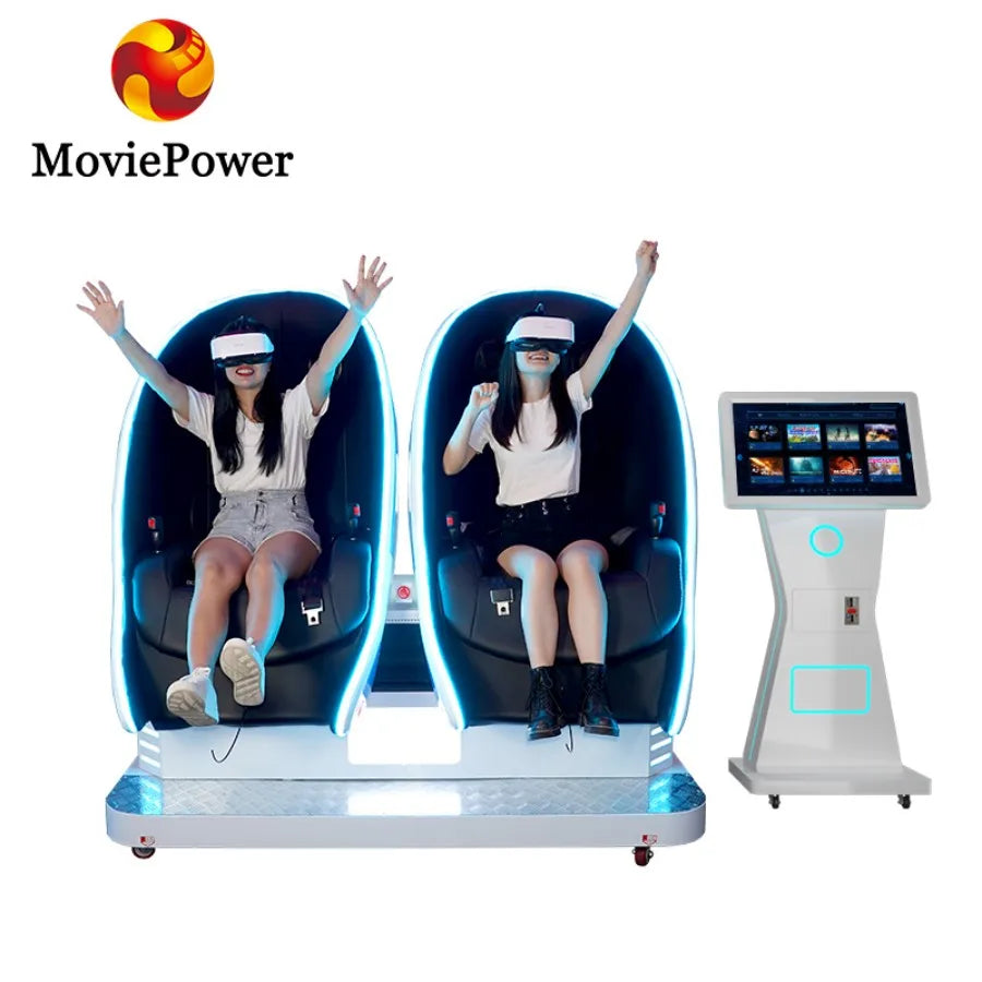 9DVR Experience Hall Game Machine Full Dynamic Racing Equipment 9d Vr Egg Gaming Chair