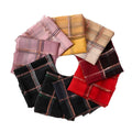 New Versatile Plaid Silk Scarves for Women's Cheap Fashion Scarves and Shawls Wholesale