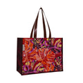 Custom Logo Reusable Canvas Cotton Tote Bag with PU Leather Handle Fashion Design for Women Letter Pattern Style