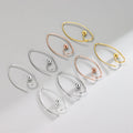 25mm 30mm Vintage V Shape Wire Earring Hook 925 Sterling Silver Flatten V Shape Earrings Hook for Jewelry Making