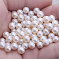 Wholesale 3A Freshwater Pearl String Natural Cultured Real White round Loose Beads Premium Quality Freshwater Pearls