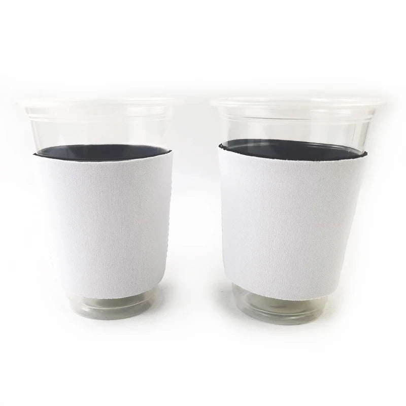 Sublimation Blank Insulated Tea Cup Sleeves Holder Reusable Neoprene Iced Cold Coffee Covers