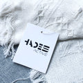 Custom Shape Art Paper Jewelry Tags with Ear Hole Garment hang Tag String Printing logo Jeans Clothing Socks Paper Price Tags
