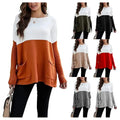 Vintage Vintage Blouse Women Knit Shirts Casual Blouses for Womens 2023 Patchwork Tops