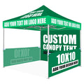 Heavy Duty Custom Logo Trade Show Wedding Party Marquee Tent Advertising Outdoor 10*10ft Aluminum Frame Gazebos Canopy