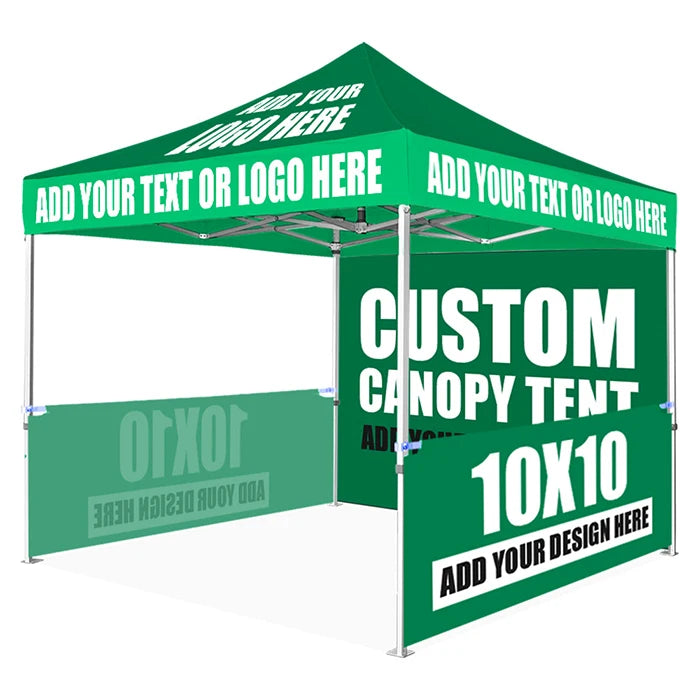 Heavy Duty Custom Logo Trade Show Wedding Party Marquee Tent Advertising Outdoor 10*10ft Aluminum Frame Gazebos Canopy
