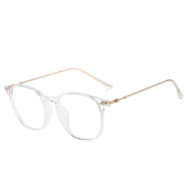 2024 Ready to Ship TR90 Computer Glasses clear square Unisex Cheap Anti Blue Light Glasses for Men
