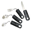 Elderly Arthritis Aid Adaptive Eco-Friendly Stainless Steel Silverware Set Hand Grip Fork Spoon for Parkinson Dinnerware Sets