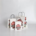 Wholesale Custom Print logo White Kraft Paper Bag Brown Kraft Paper Bags Black Bag