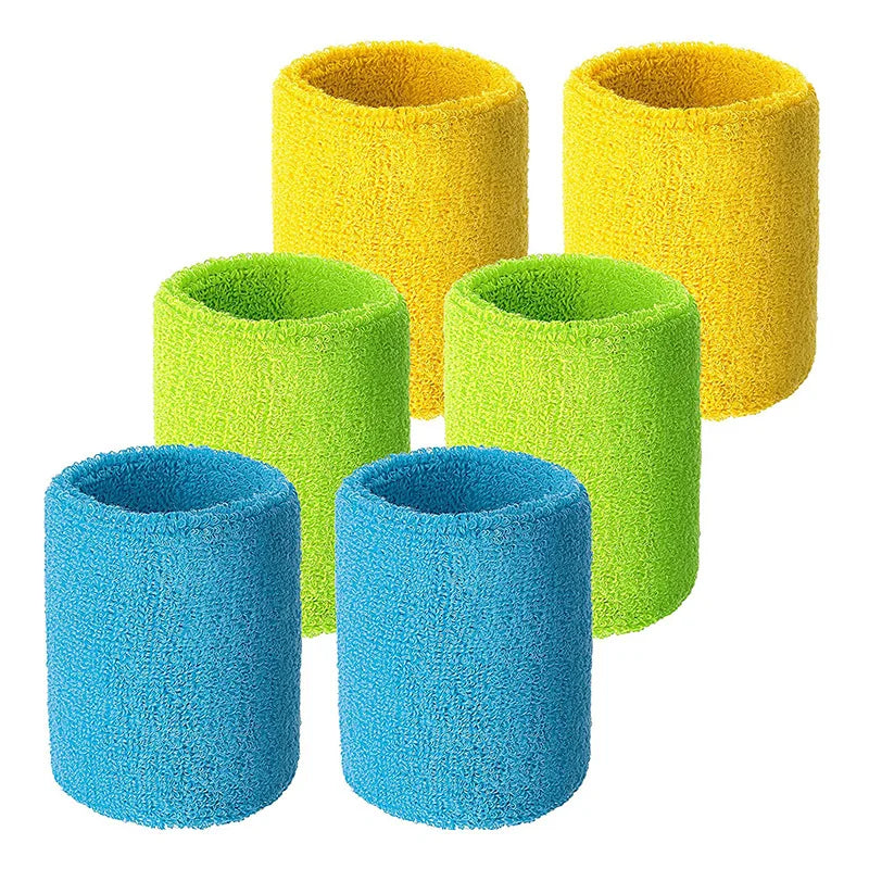 Elastic Custom Logo Gym Wristbands Sports Sweat Support Brace Wrist Bands