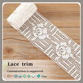 New Arrival Skin-friendly Border Trim 100% Cotton Lace Flower Crochet Lace Trim for Women Dress