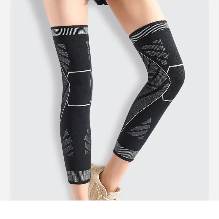Manufacturer Custom Multi Sports Leg Protectors Lengthened Anti-slip Elastic Leg Guards Keep Pads