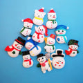 Christmas Winter Love Song Snowman Christmas Flatback Cabochon Accessories Small Gift Toy