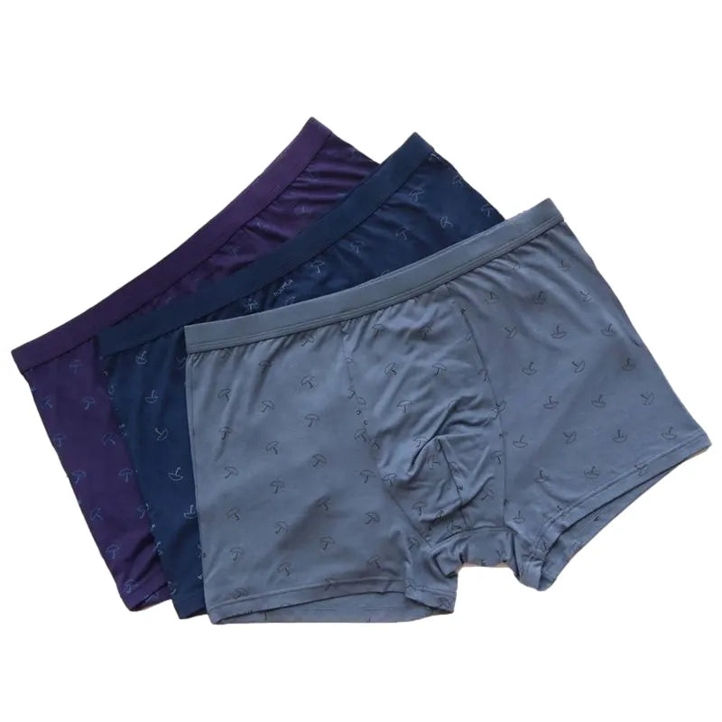 Customized the Factory Supplies Cotton Printed Oversize Medium Waist Adult Men's Boxer Shorts
