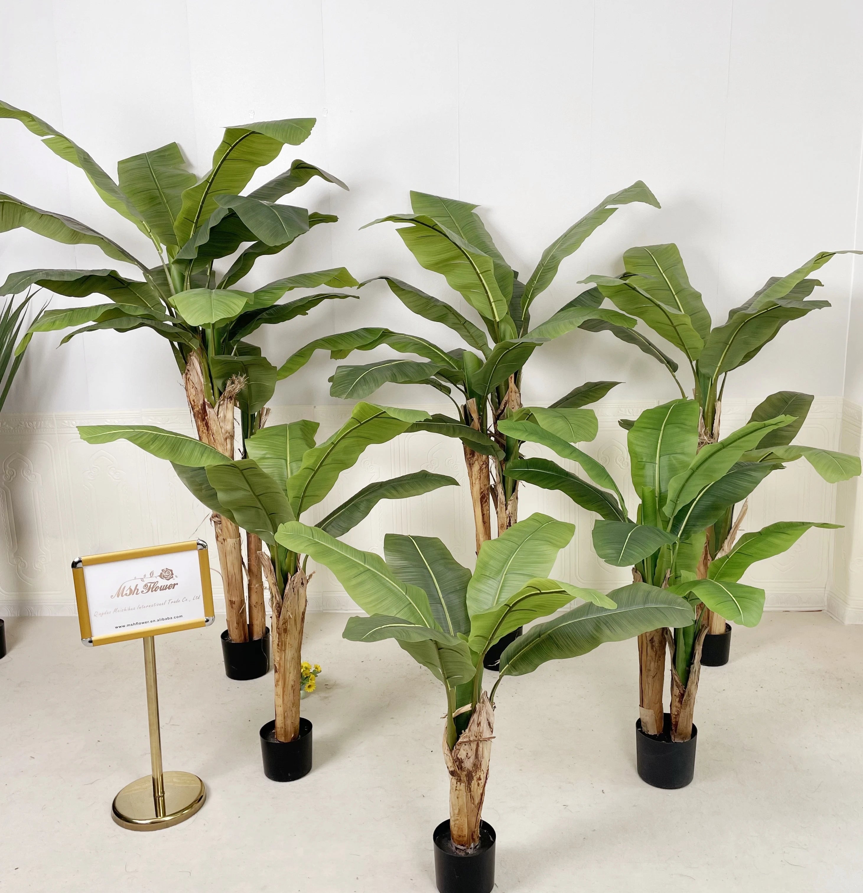 Vv301 High Quality Banana Tree Artificial Plants Artificial Trees Green Plants Plants Pot Hotel Home Coffee Shop Decoration