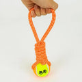 Tennis Ball On Rope Fashion Design Durable Rope Interactive PetTtoy Samoyed Dog Chew Ball Pet Toys