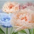 L751 Artificial Red Blue White Pink Handicraft 3D Silk Huge Flower for Wedding Mother's Day & Christmas Decor