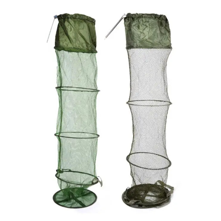 Topline Five-layer Nylon Folding Fish Basket Trap Net Fish Guard Fine Hole Coarse Hole Fishing Tool