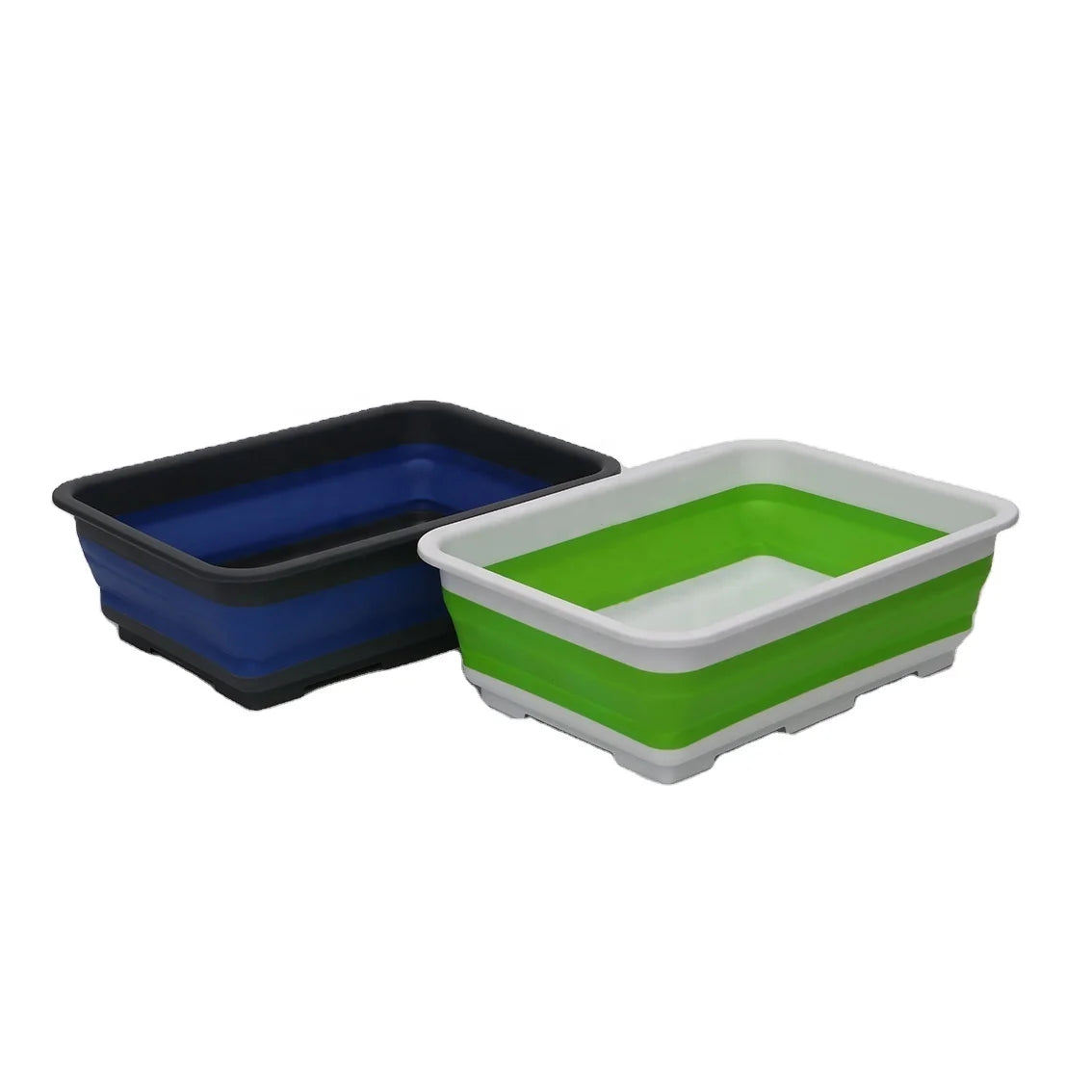 7-Litre Eco-Friendly Foldable Multifunctional Rectangular Plastic Basin for Household Storage Kitchen Utensils Fruit Vegetables